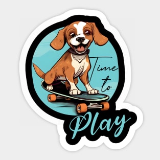 Time To Play Sticker